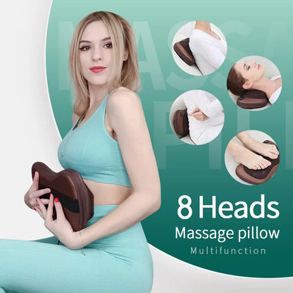 Shiatsu Heating Massage Pillow