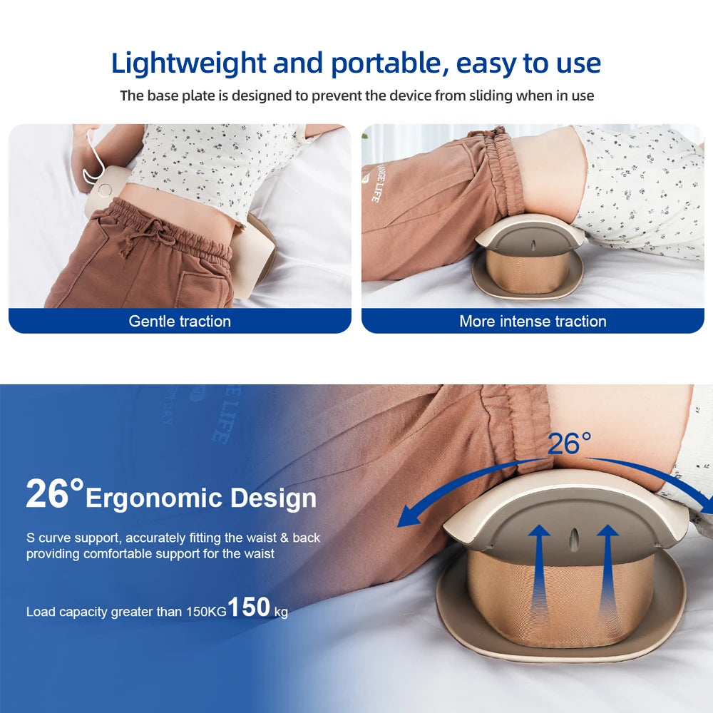 Adjustable Lumbar Traction Massager