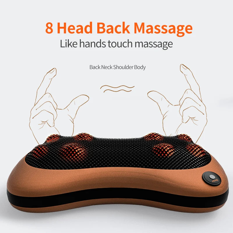 Shiatsu Heating Massage Pillow